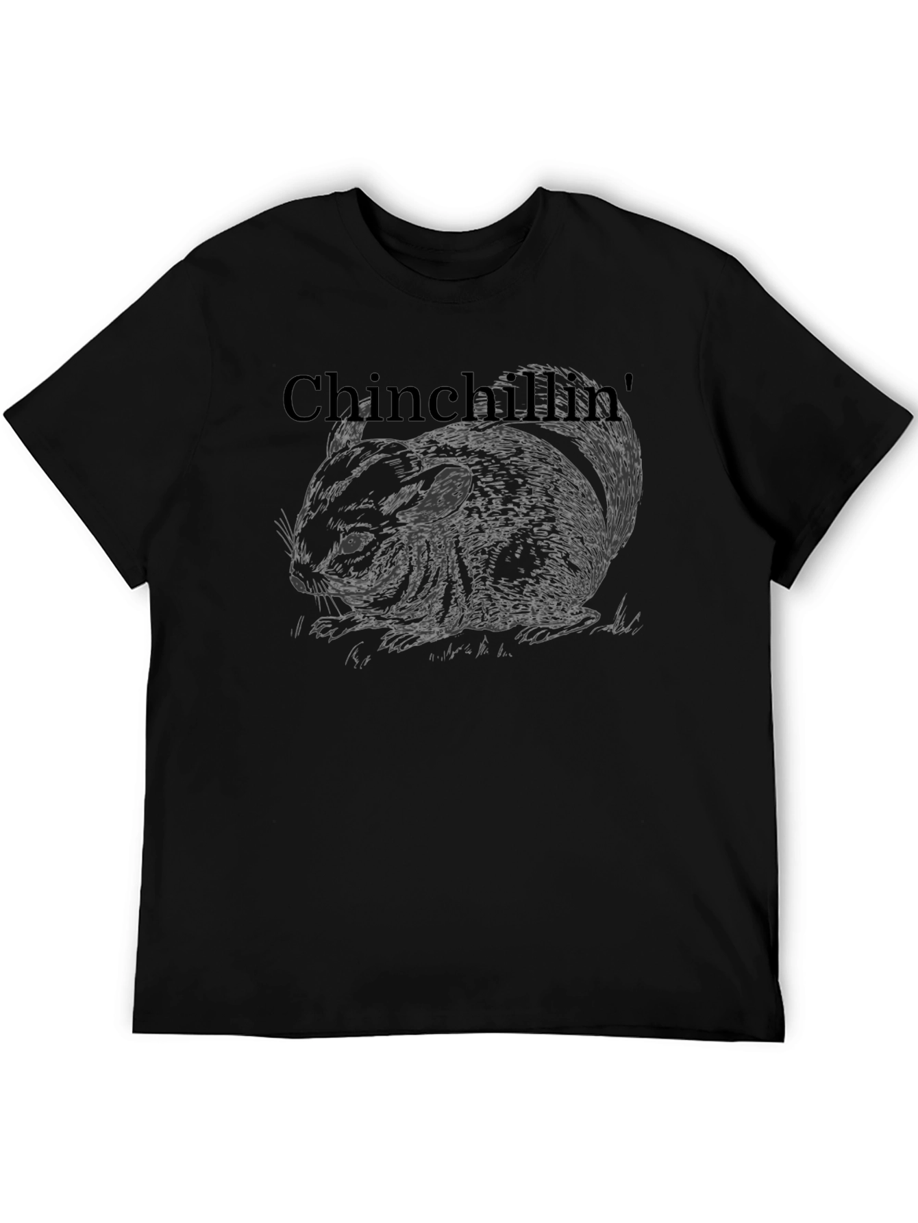 Chinchillin Graphic T-Shirt - Relaxed Comfort