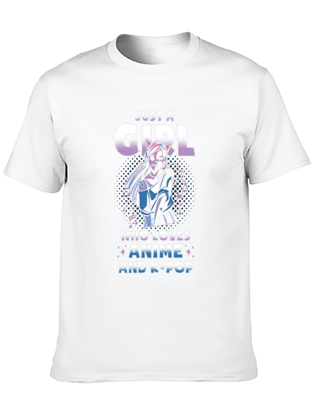 Anime & K-Pop Girls Graphic Tee