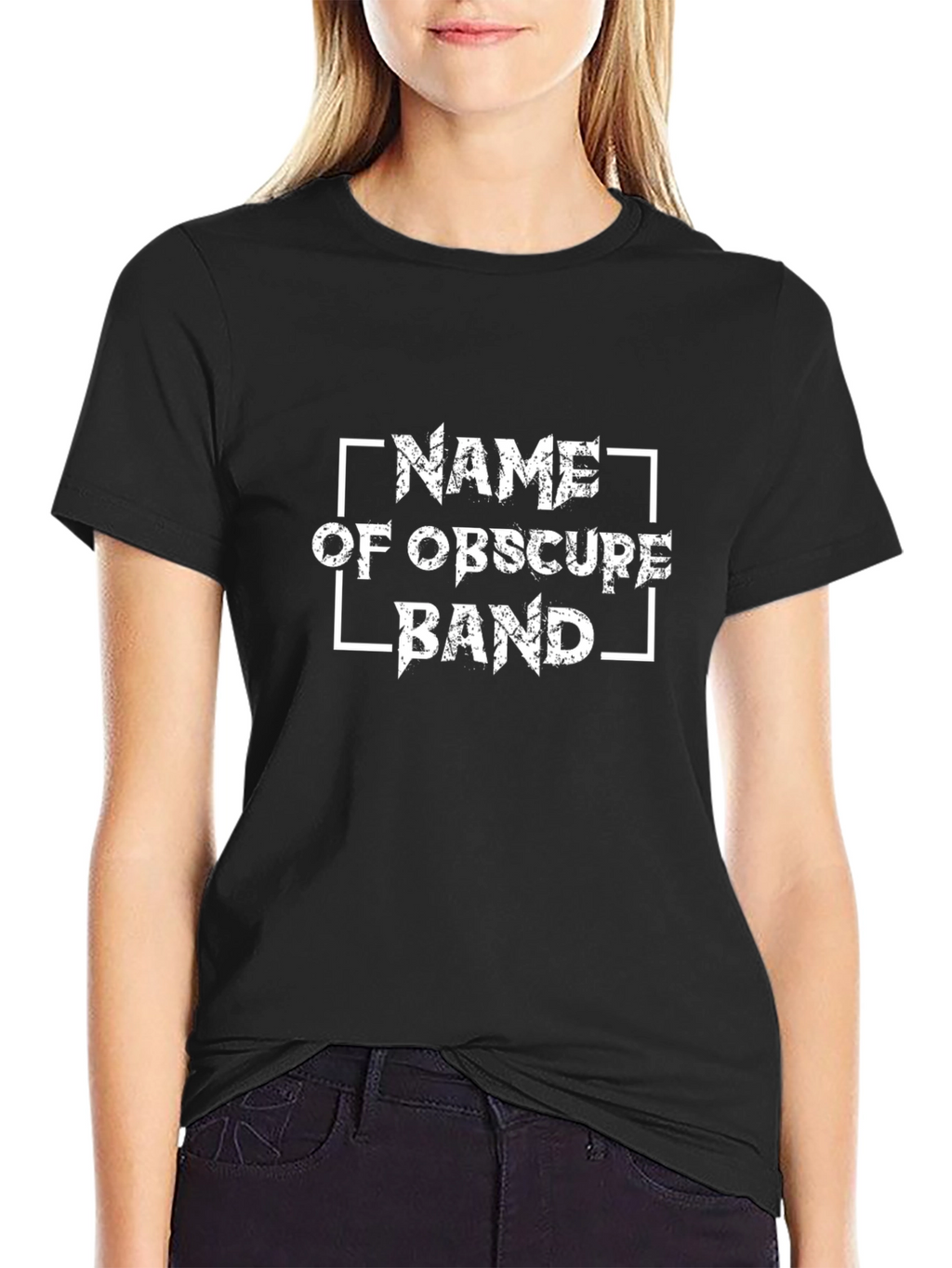 Obscure Band Name T-Shirt - Unique Graphic Tee