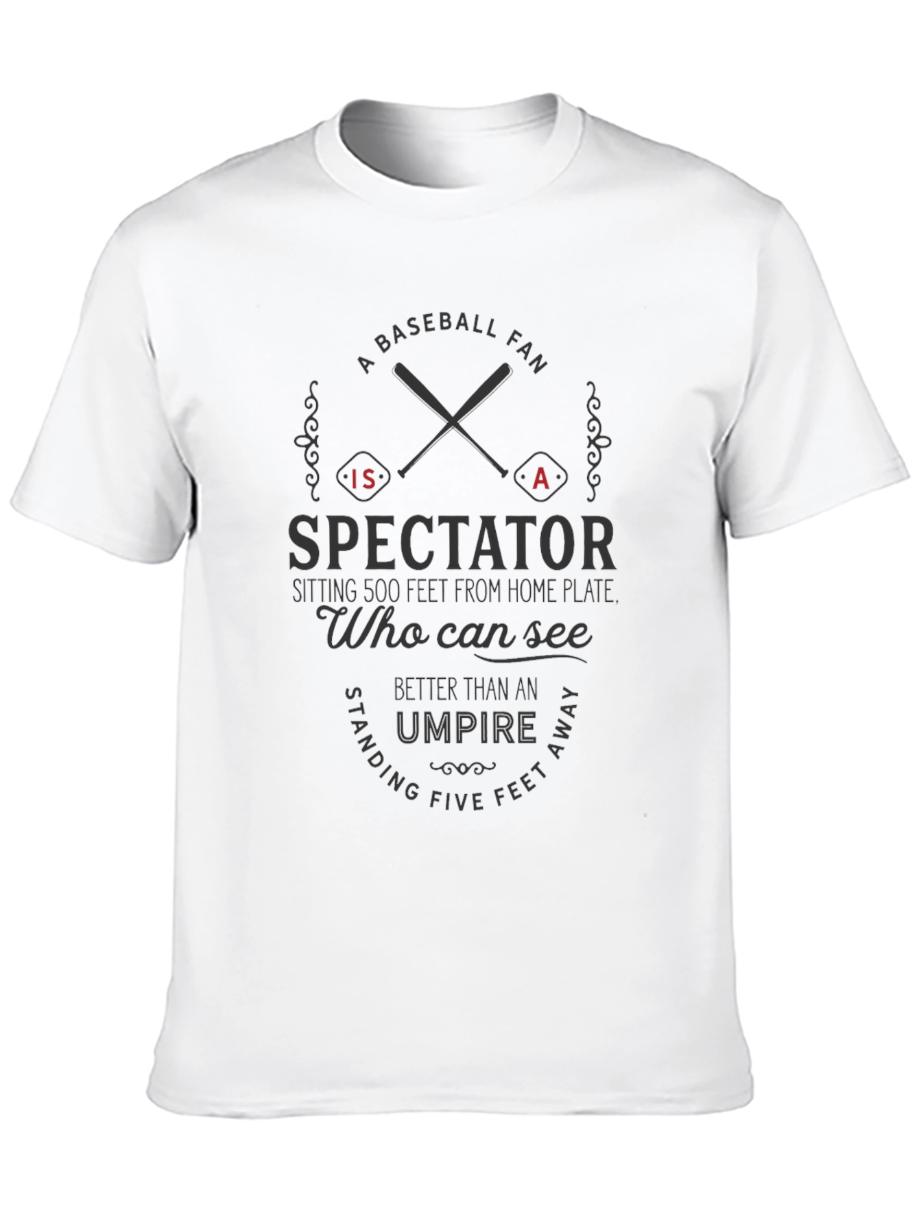 Baseball Spectator Graphic T-Shirt