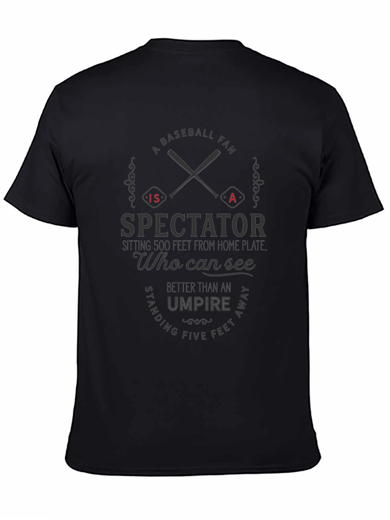 Baseball Spectator Graphic T-Shirt