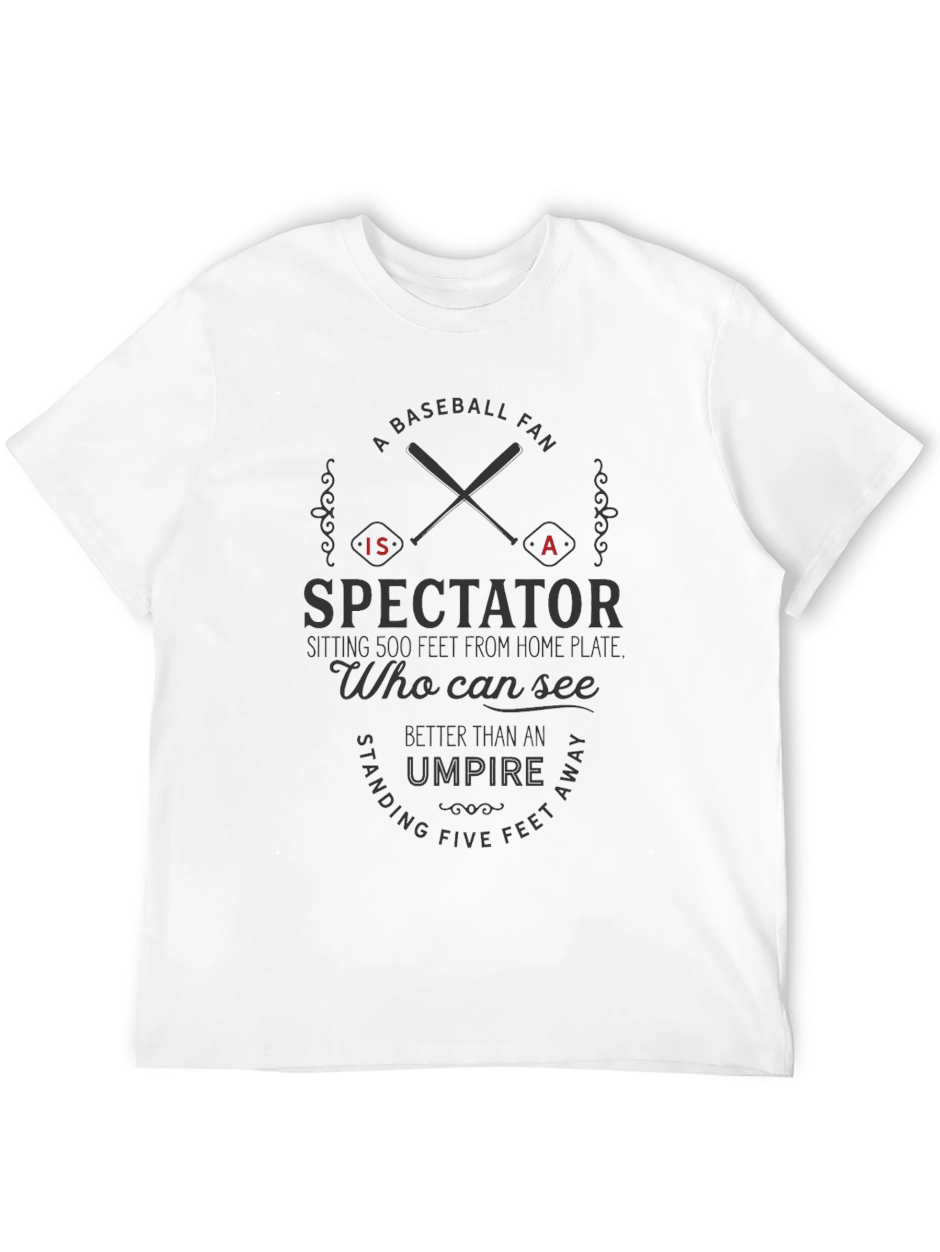 Baseball Spectator Graphic T-Shirt