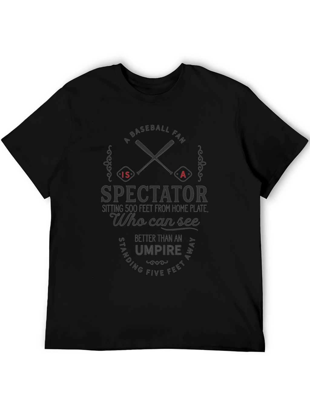 Baseball Spectator Graphic T-Shirt