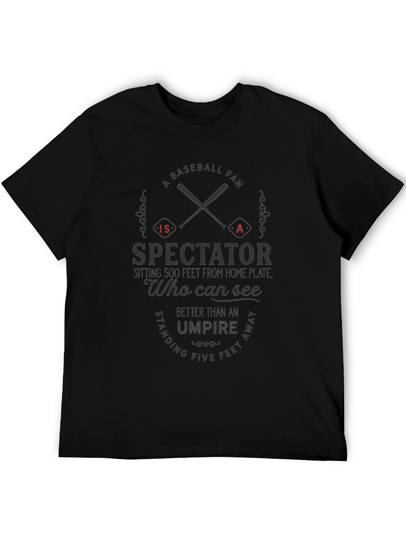 Baseball Spectator Graphic T-Shirt