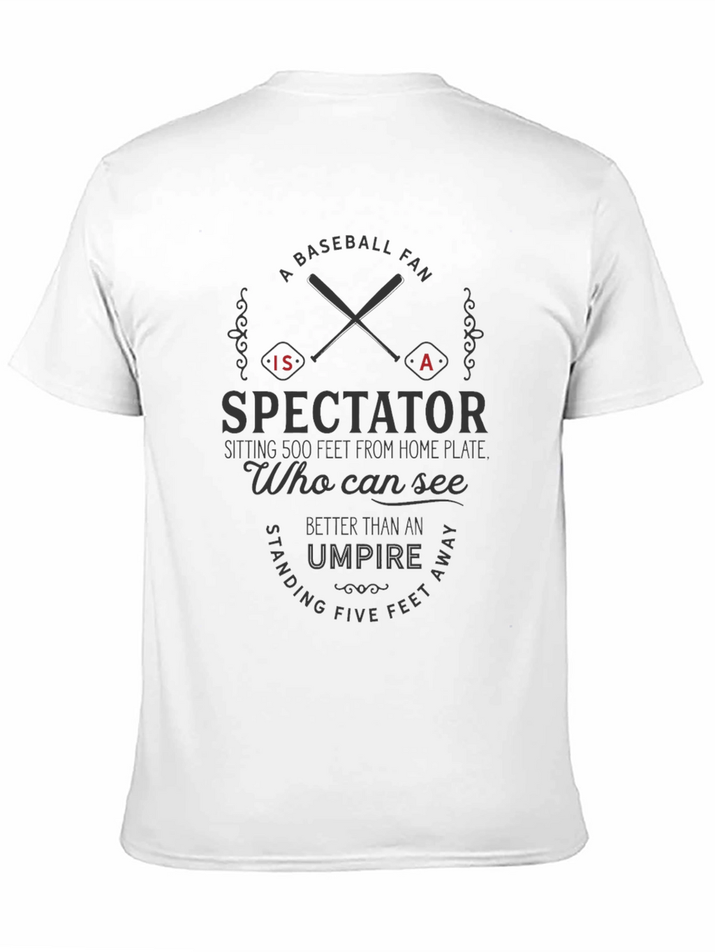 Baseball Spectator Graphic T-Shirt