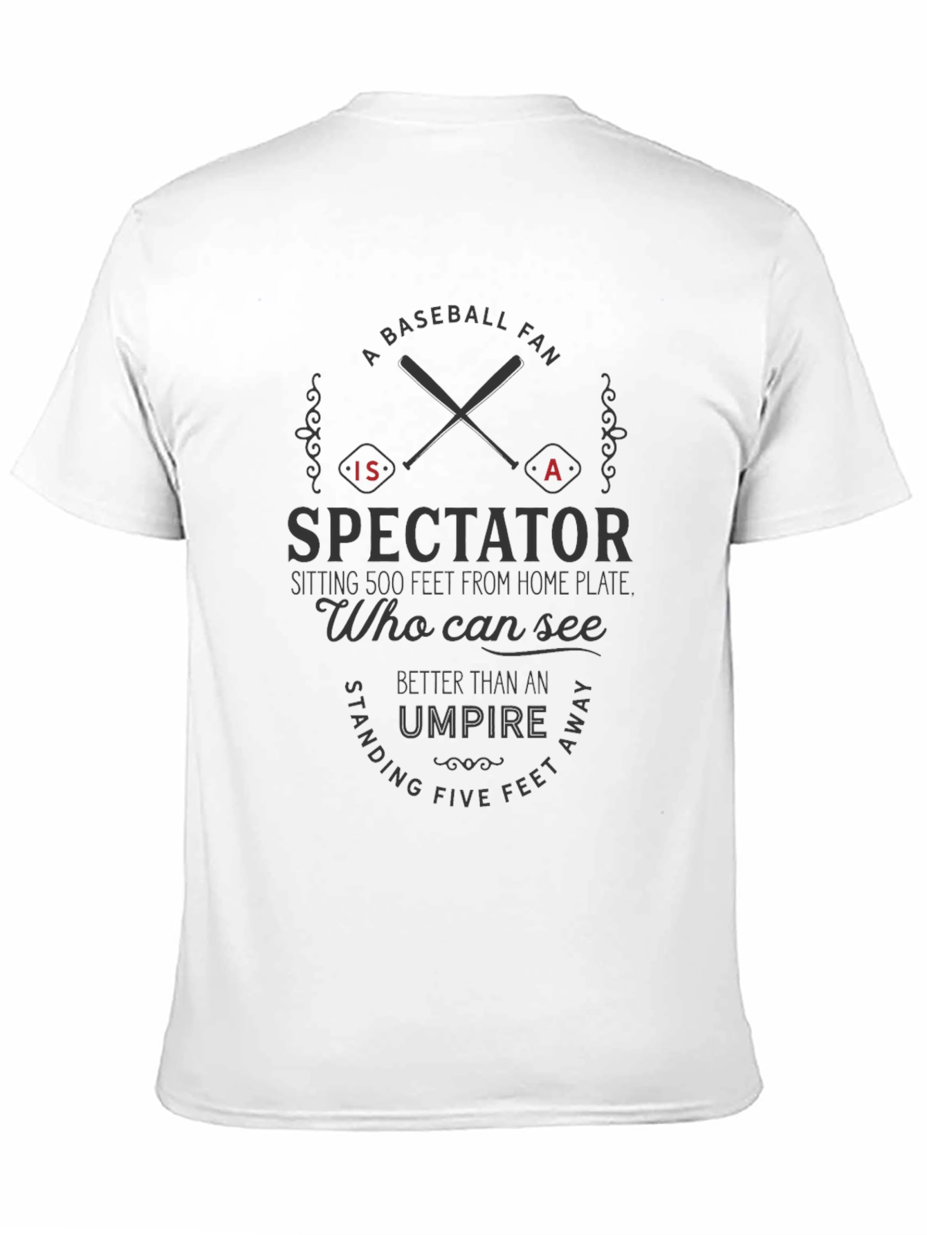 Baseball Spectator Graphic T-Shirt