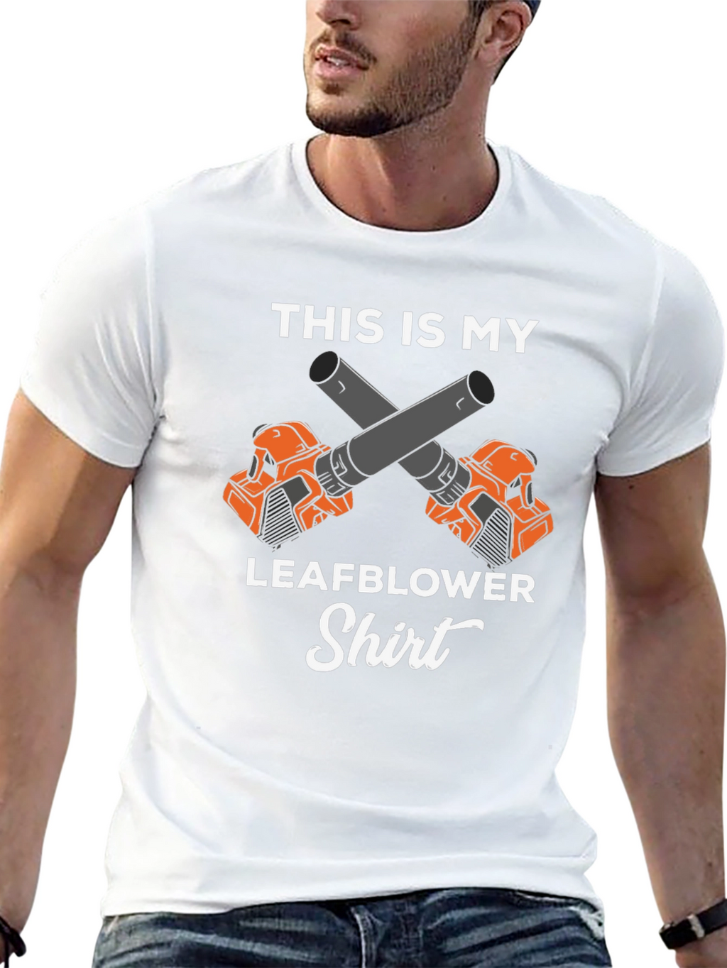Leaf Blower Shirt - Funny Landscaping T-Shirt