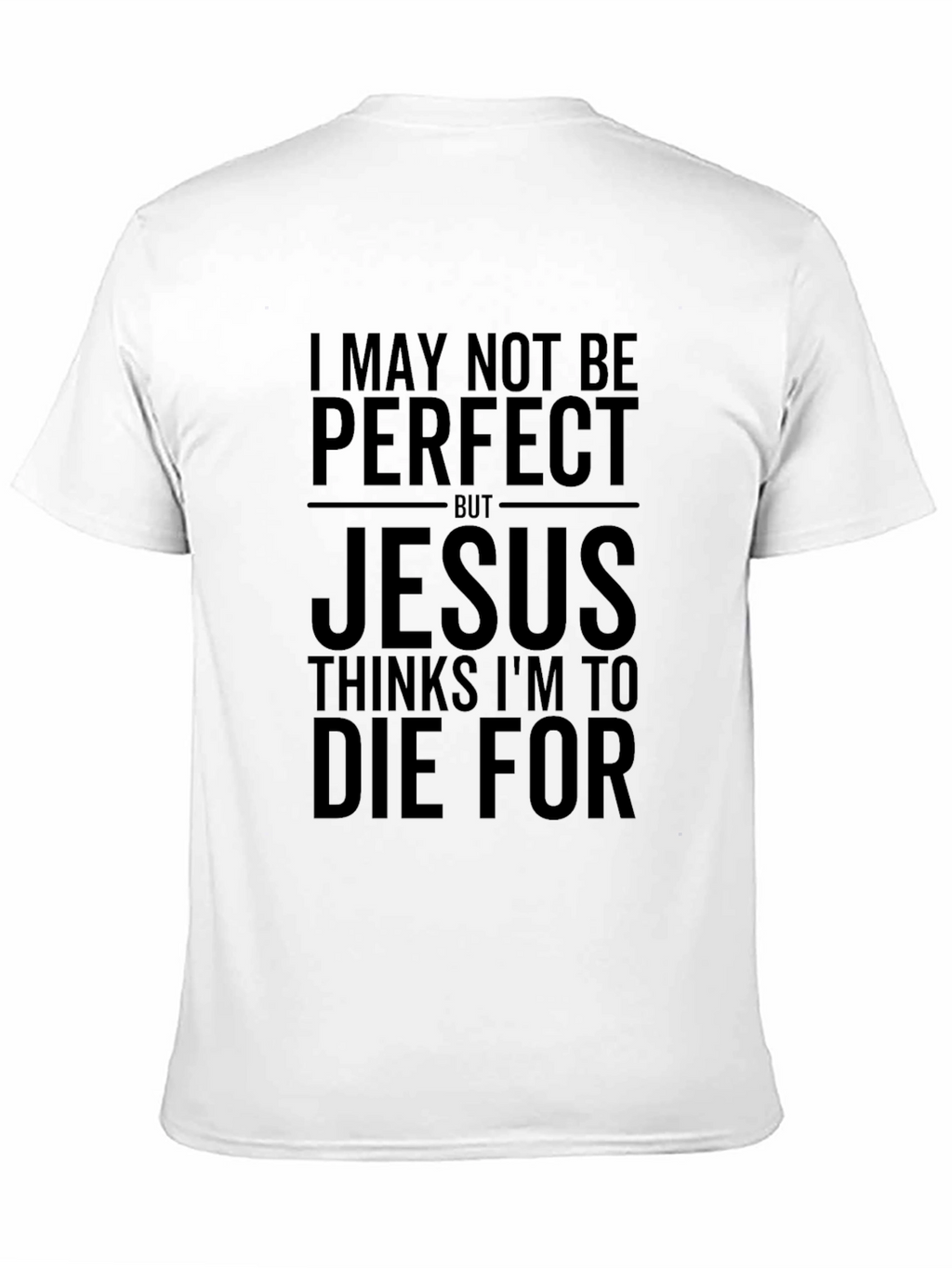 I May Not Be Perfect Jesus T-Shirt