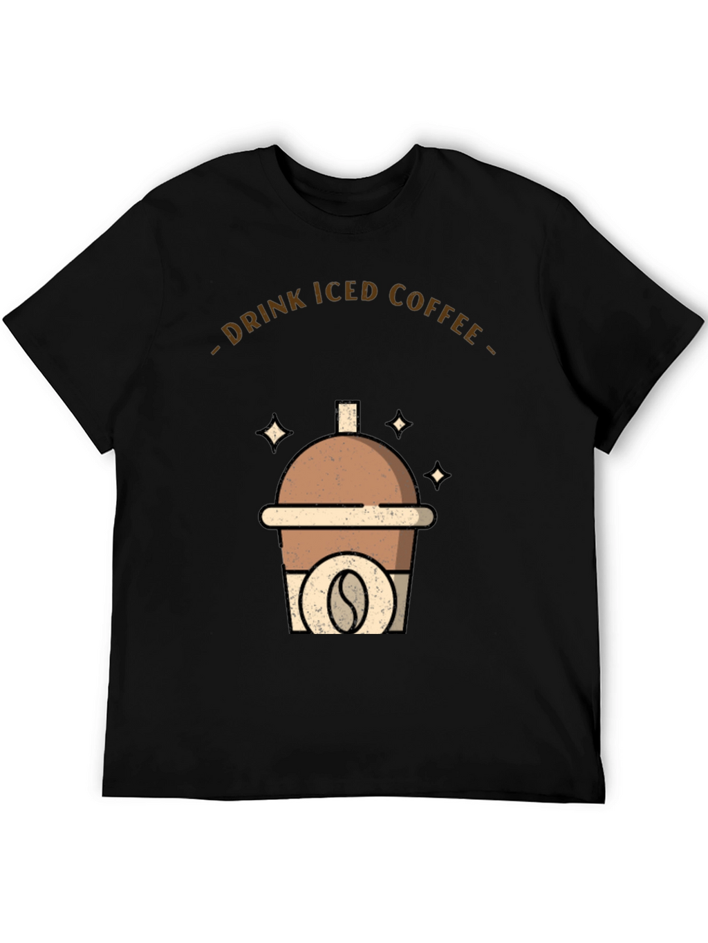 Iced Coffee Graphic Tee - Drink Up!