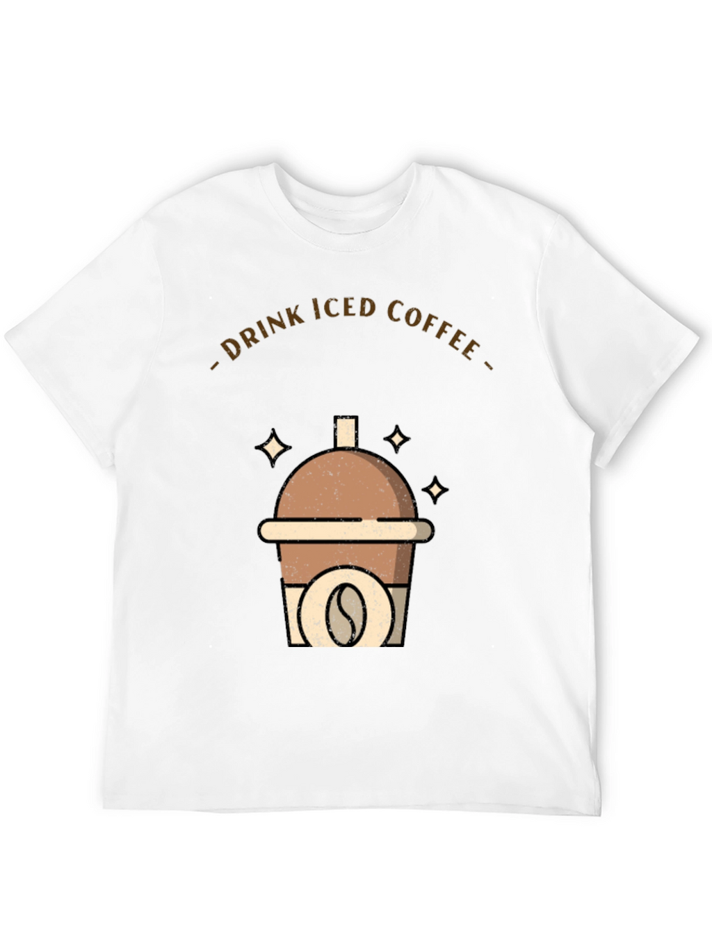 Iced Coffee Graphic Tee - Drink Up!