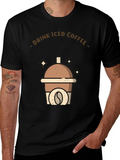 Iced Coffee Graphic Tee - Drink Up!