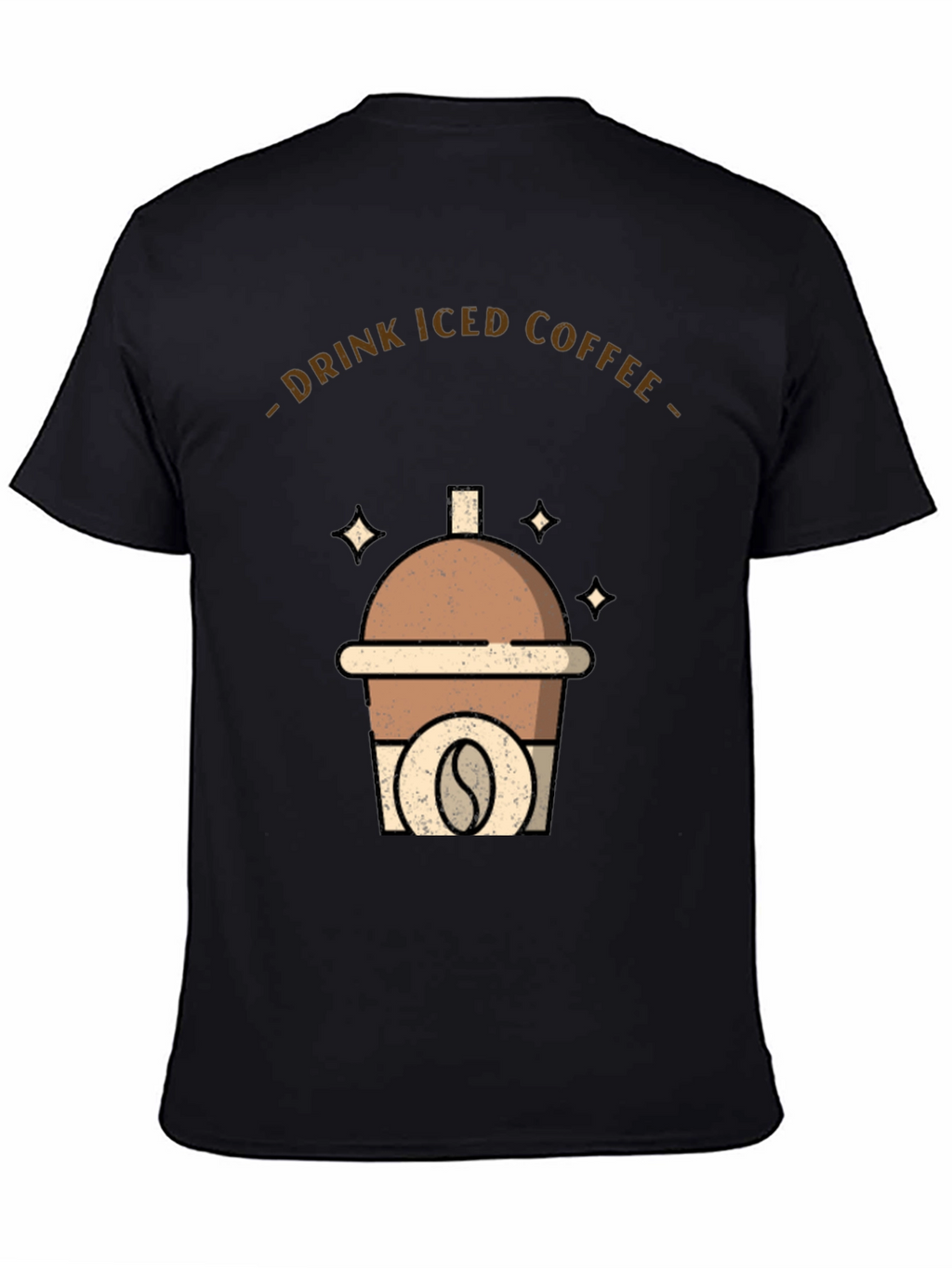 Iced Coffee Graphic Tee - Drink Up!