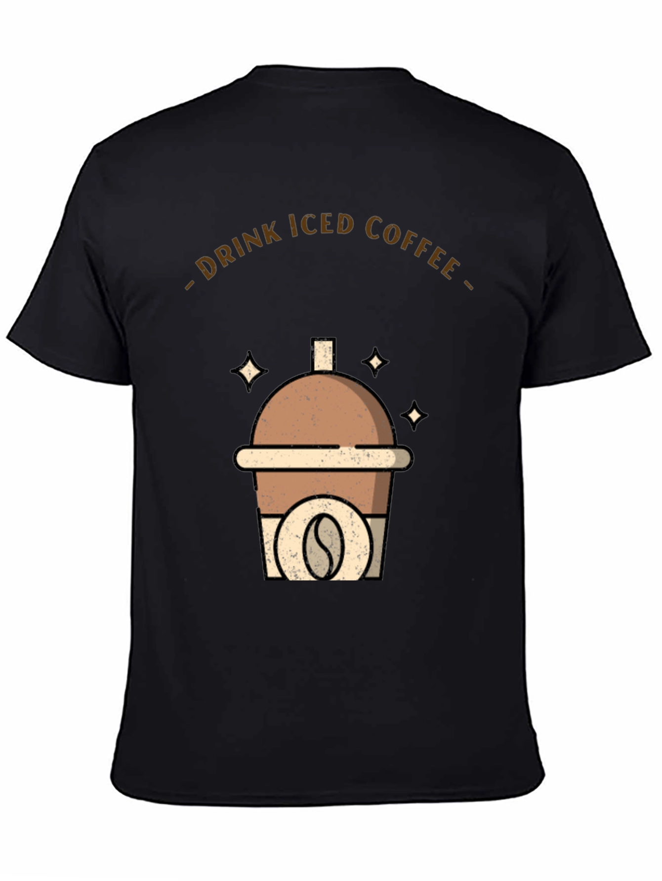 Iced Coffee Graphic Tee - Drink Up!