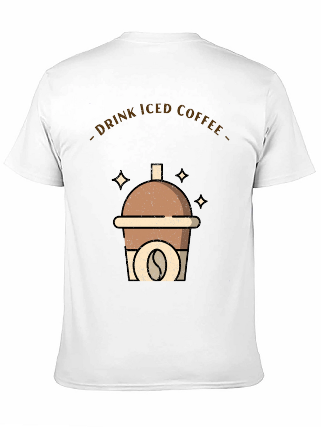 Iced Coffee Graphic Tee - Drink Up!