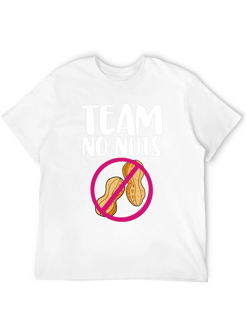 Team No Nuts T-Shirt: Allergy Awareness Tee