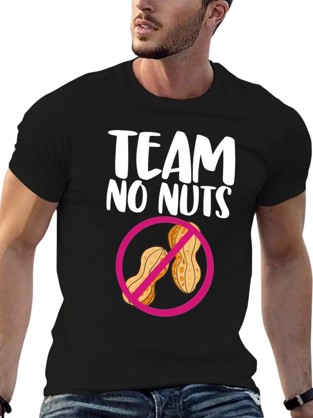 Team No Nuts T-Shirt: Allergy Awareness Tee