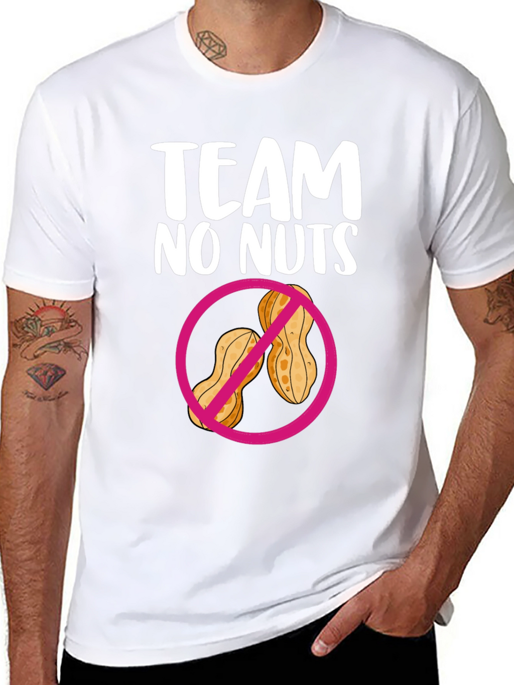 Team No Nuts T-Shirt: Allergy Awareness Tee