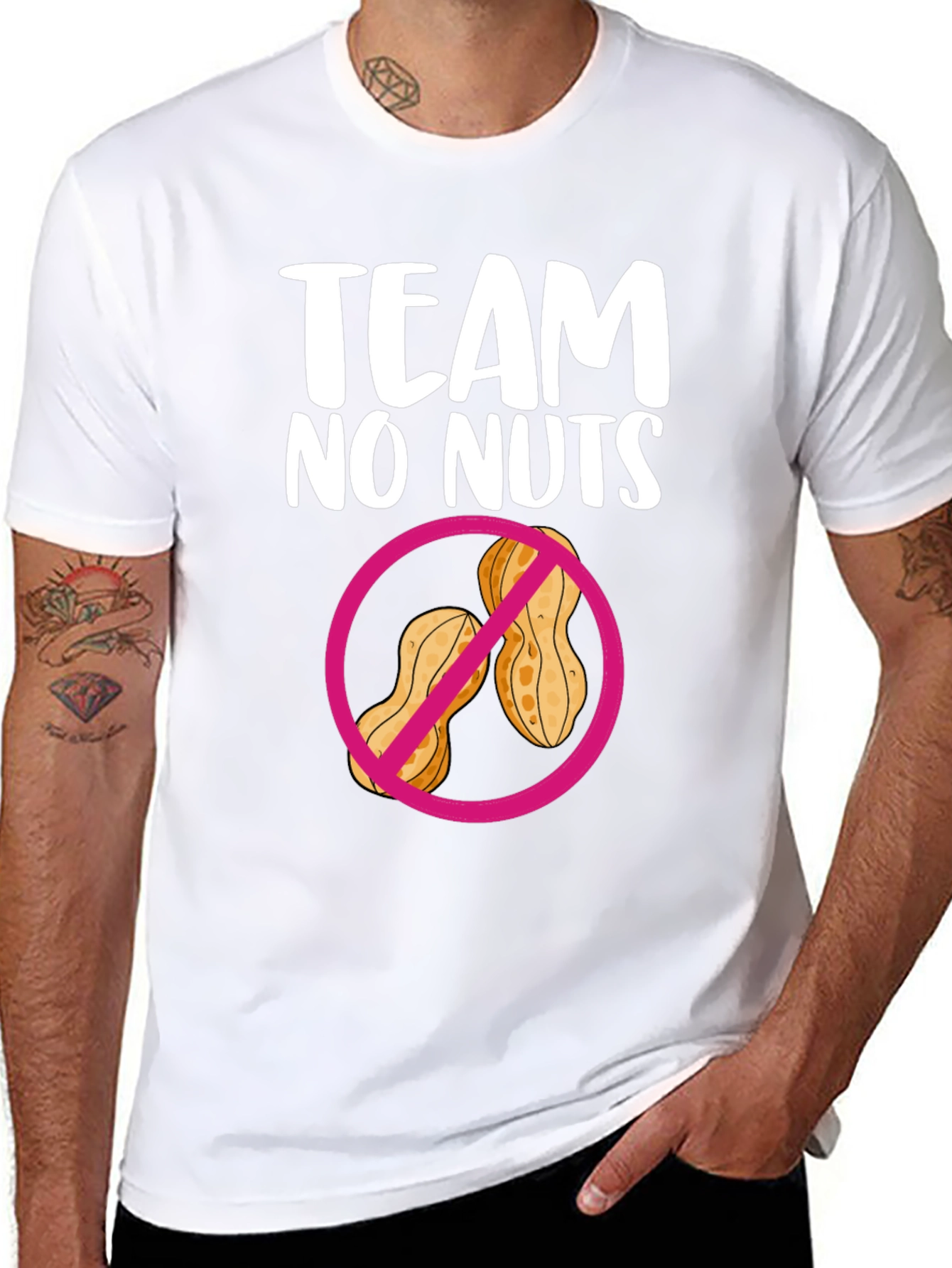Team No Nuts T-Shirt: Allergy Awareness Tee