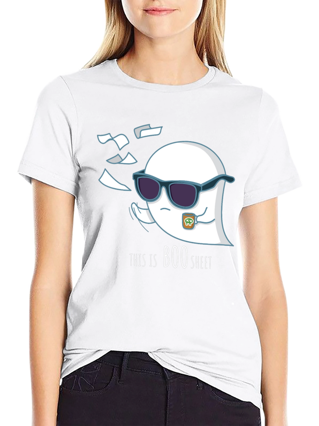 Cool Boo Sheet T-Shirt - Ghost Design