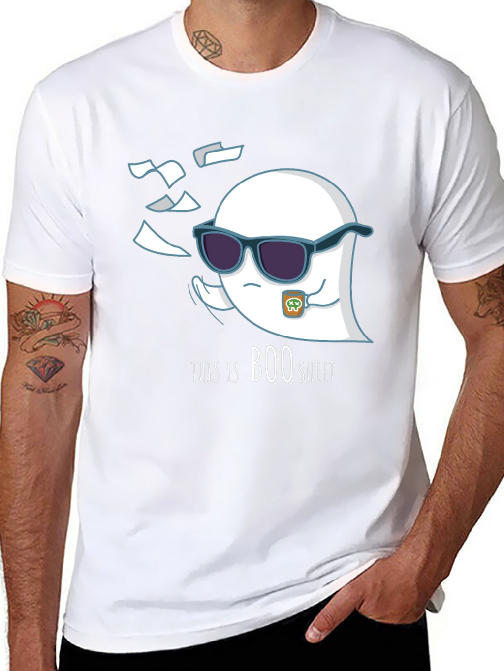 Cool Boo Sheet T-Shirt - Ghost Design