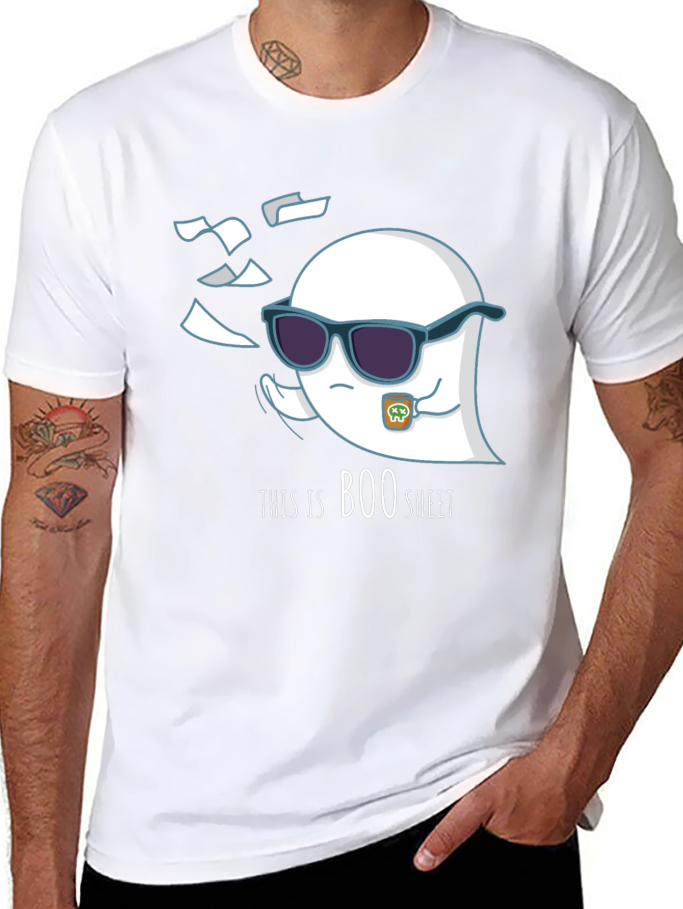 Cool Boo Sheet T-Shirt - Ghost Design