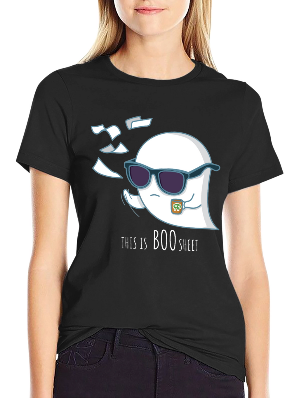 Cool Boo Sheet T-Shirt - Ghost Design