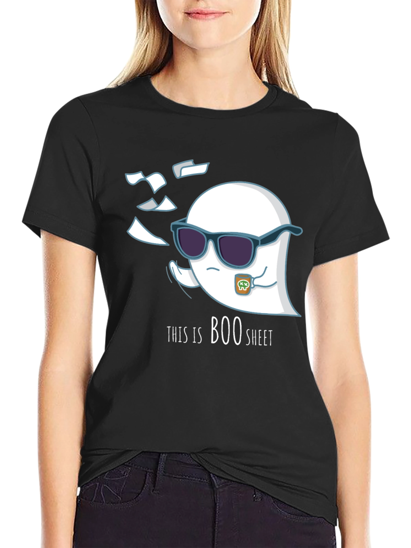 Cool Boo Sheet T-Shirt - Ghost Design