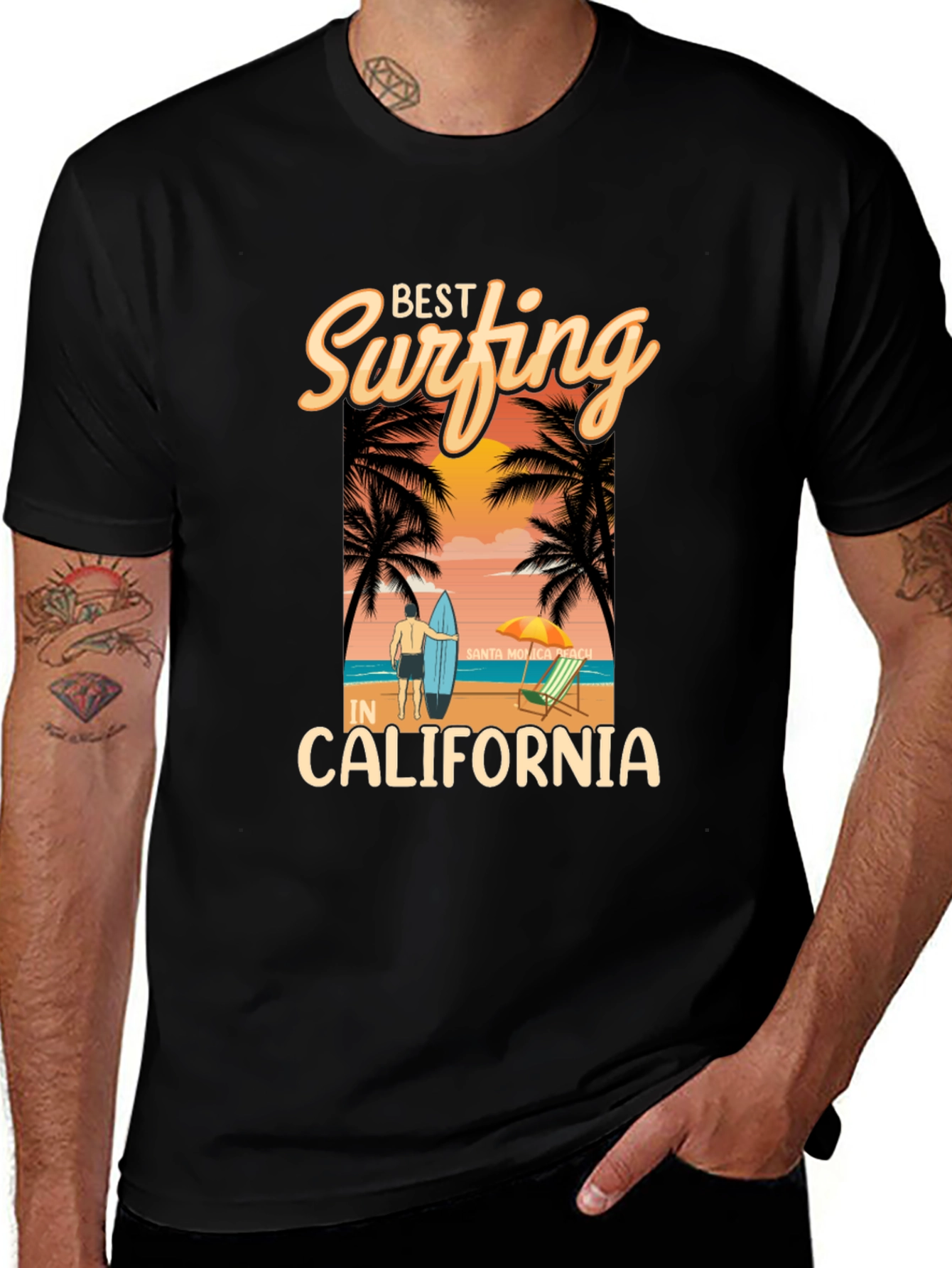 Best Surfing in California T-Shirt