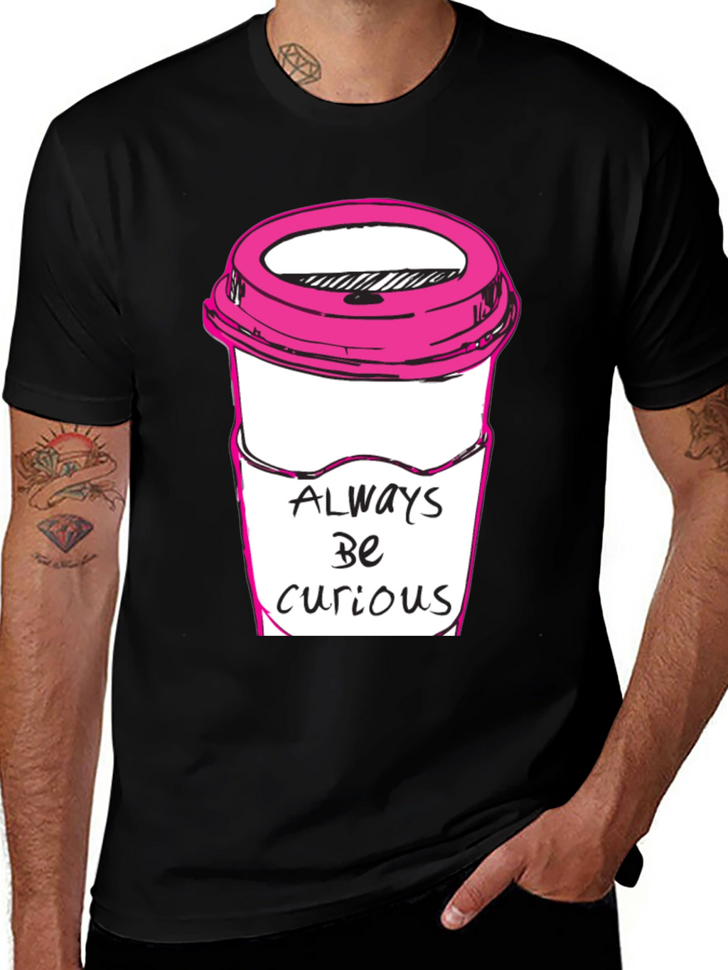 Always Be Curious Coffee T-Shirt