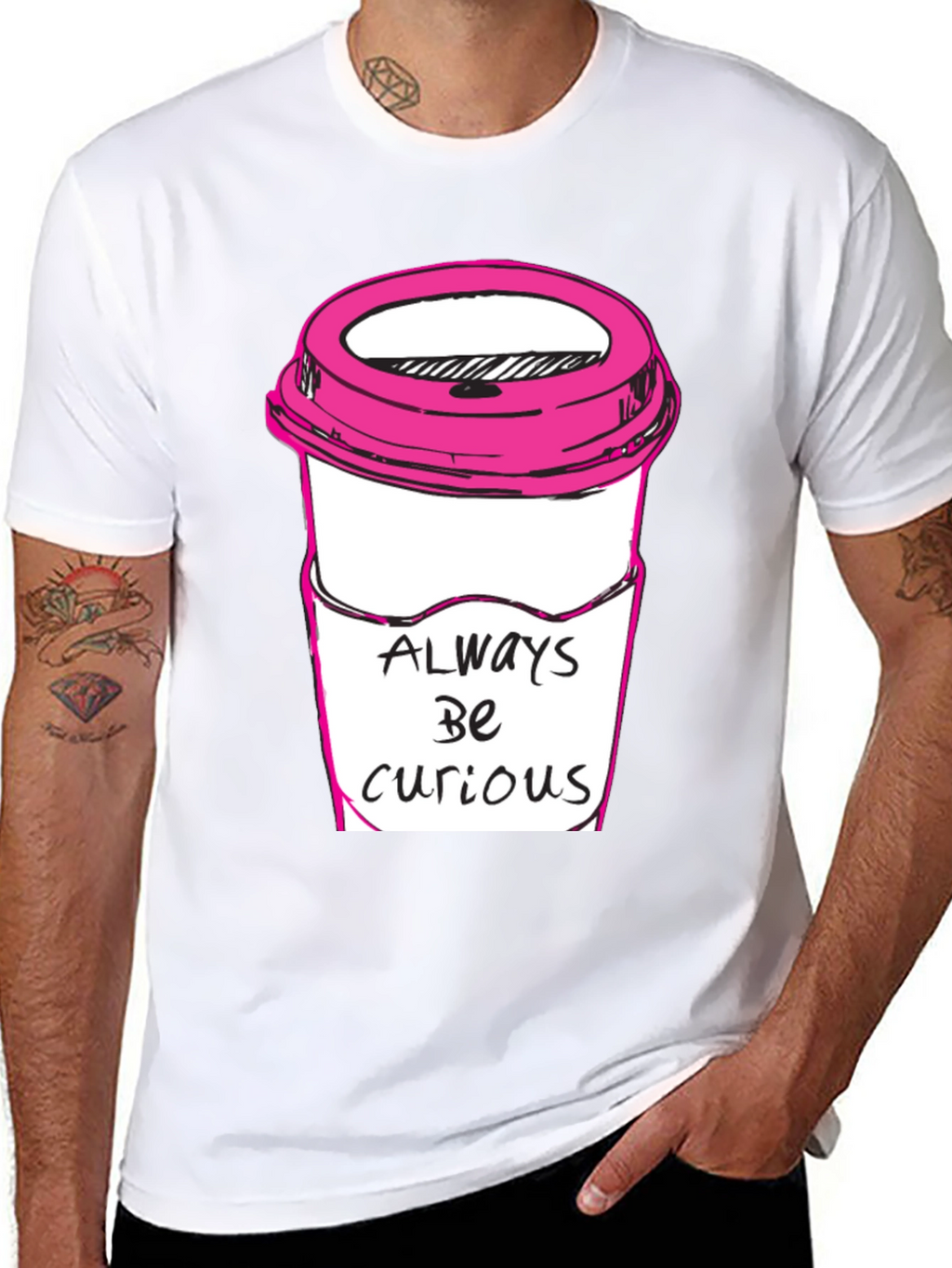Always Be Curious Coffee T-Shirt
