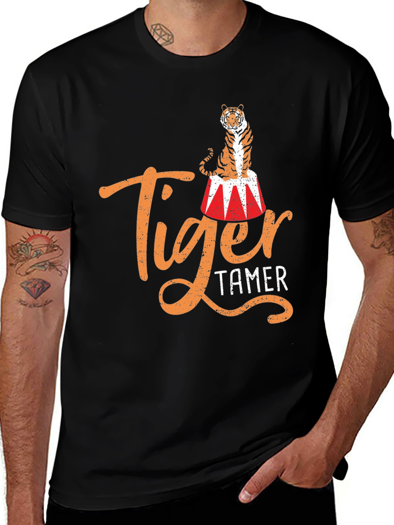 Tiger Tamer Graphic Tee - Circus Style