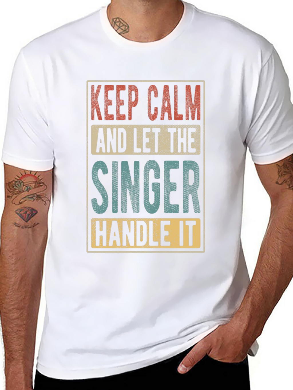 Keep Calm and Let the Singer Handle It T-Shirt
