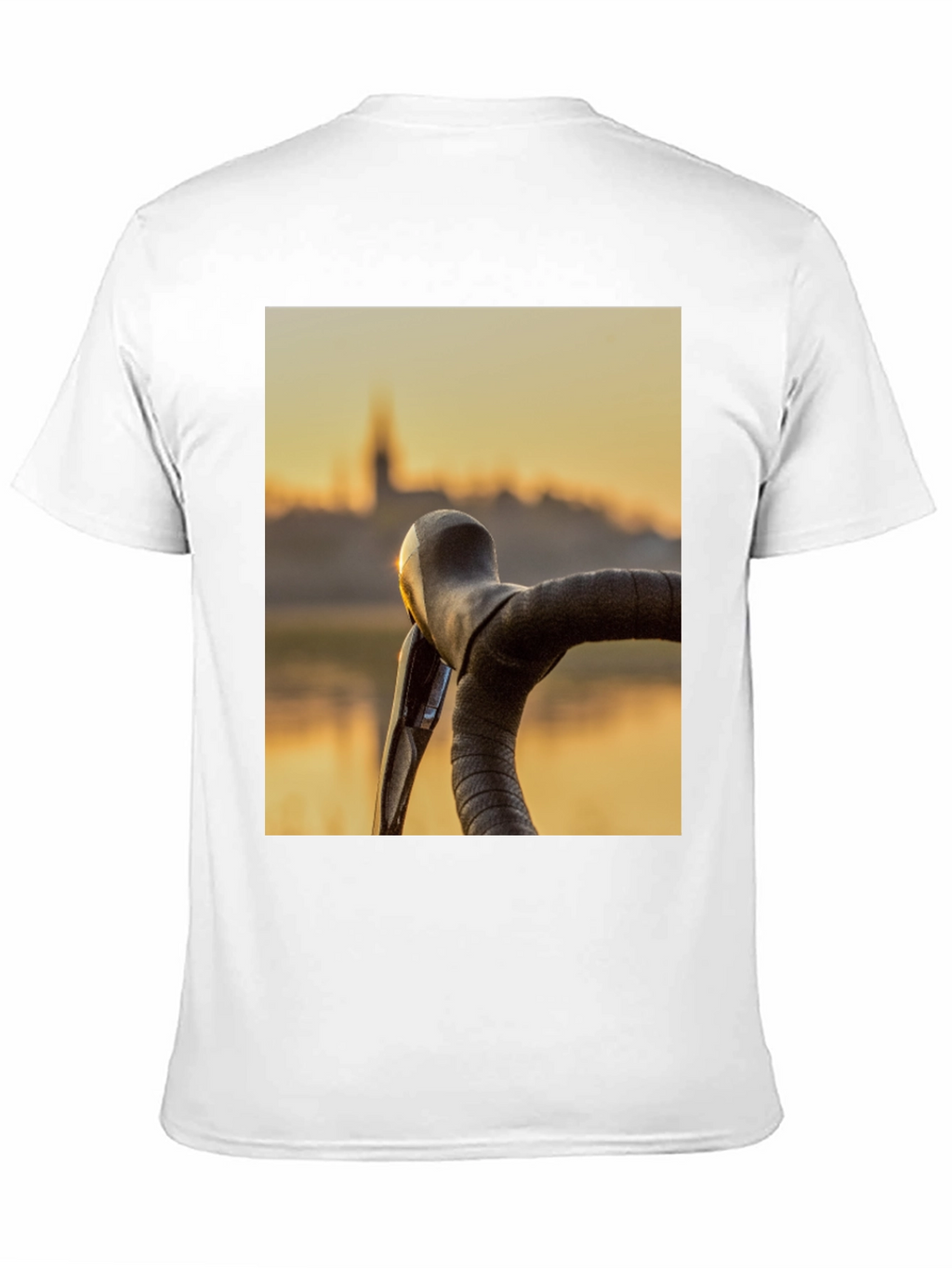 Sunset Cycling T-Shirt - Ride into the Golden Hour