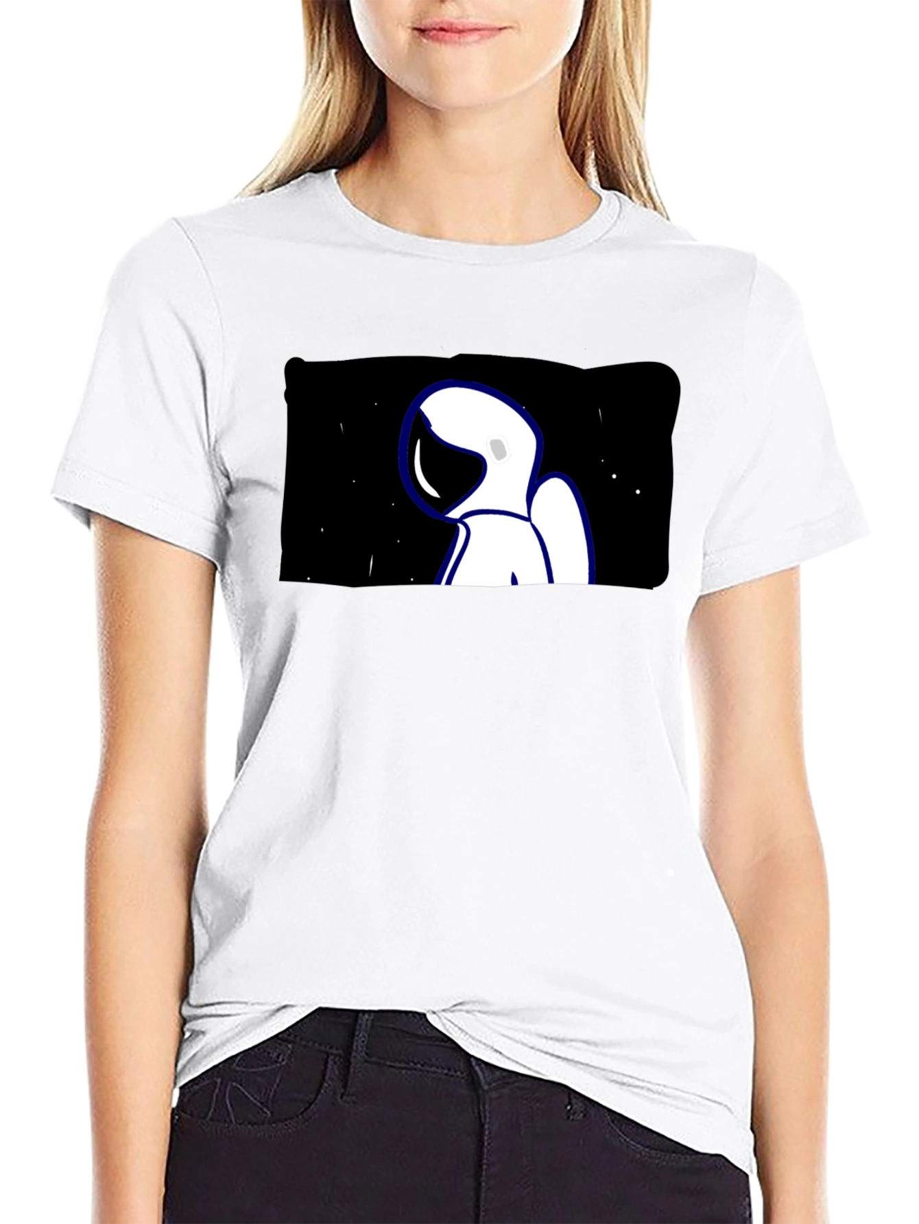 Astronaut Graphic Tee - Cool Space Design
