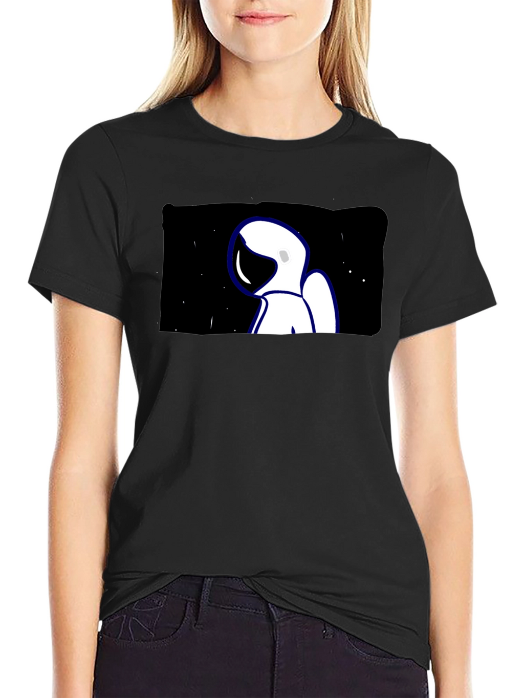 Astronaut Graphic Tee - Cool Space Design