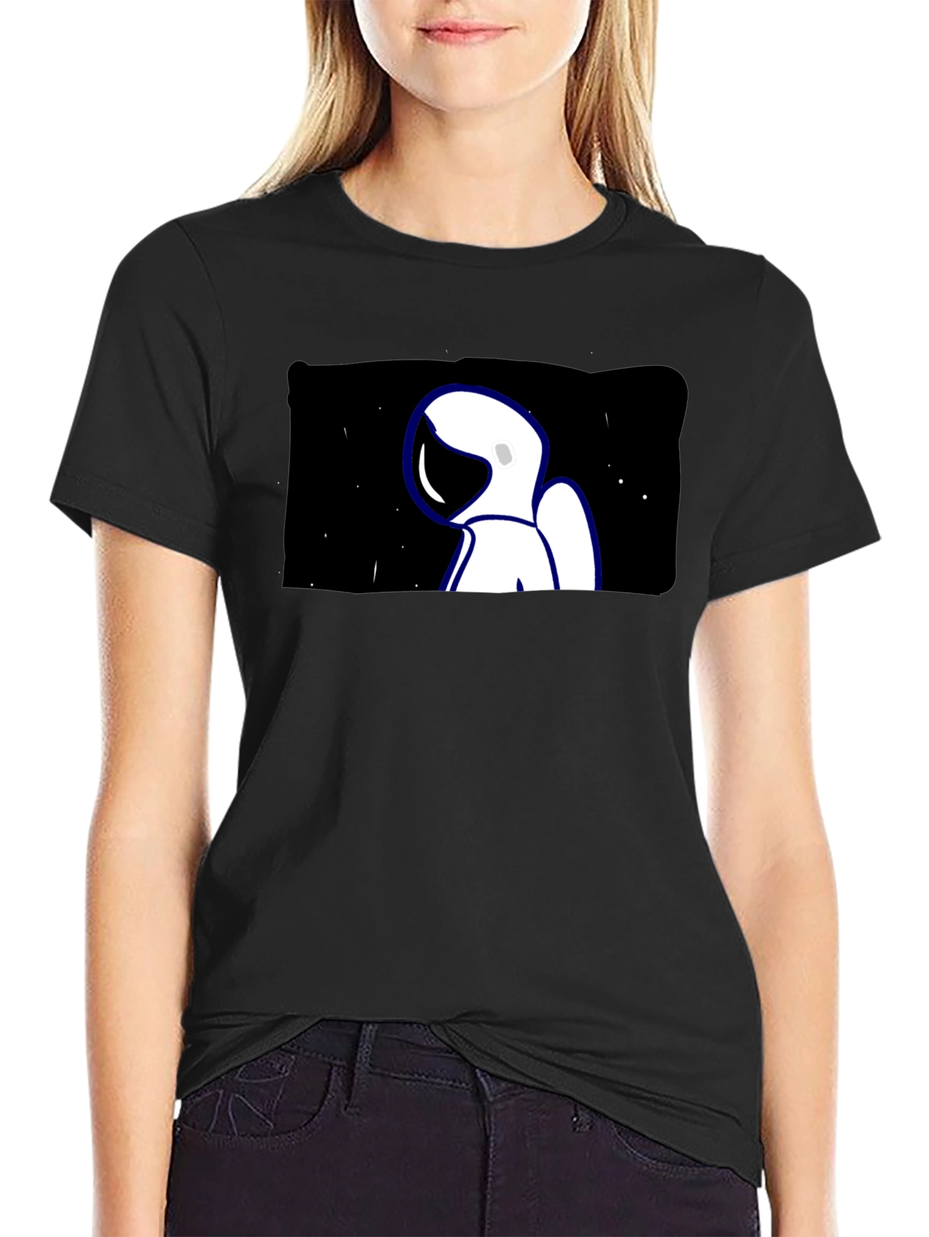Astronaut Graphic Tee - Cool Space Design