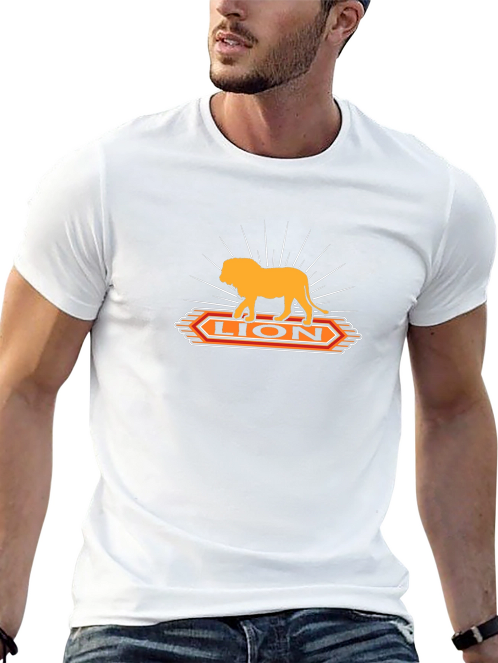 Lion Graphic T-Shirt - Cool Animal Design