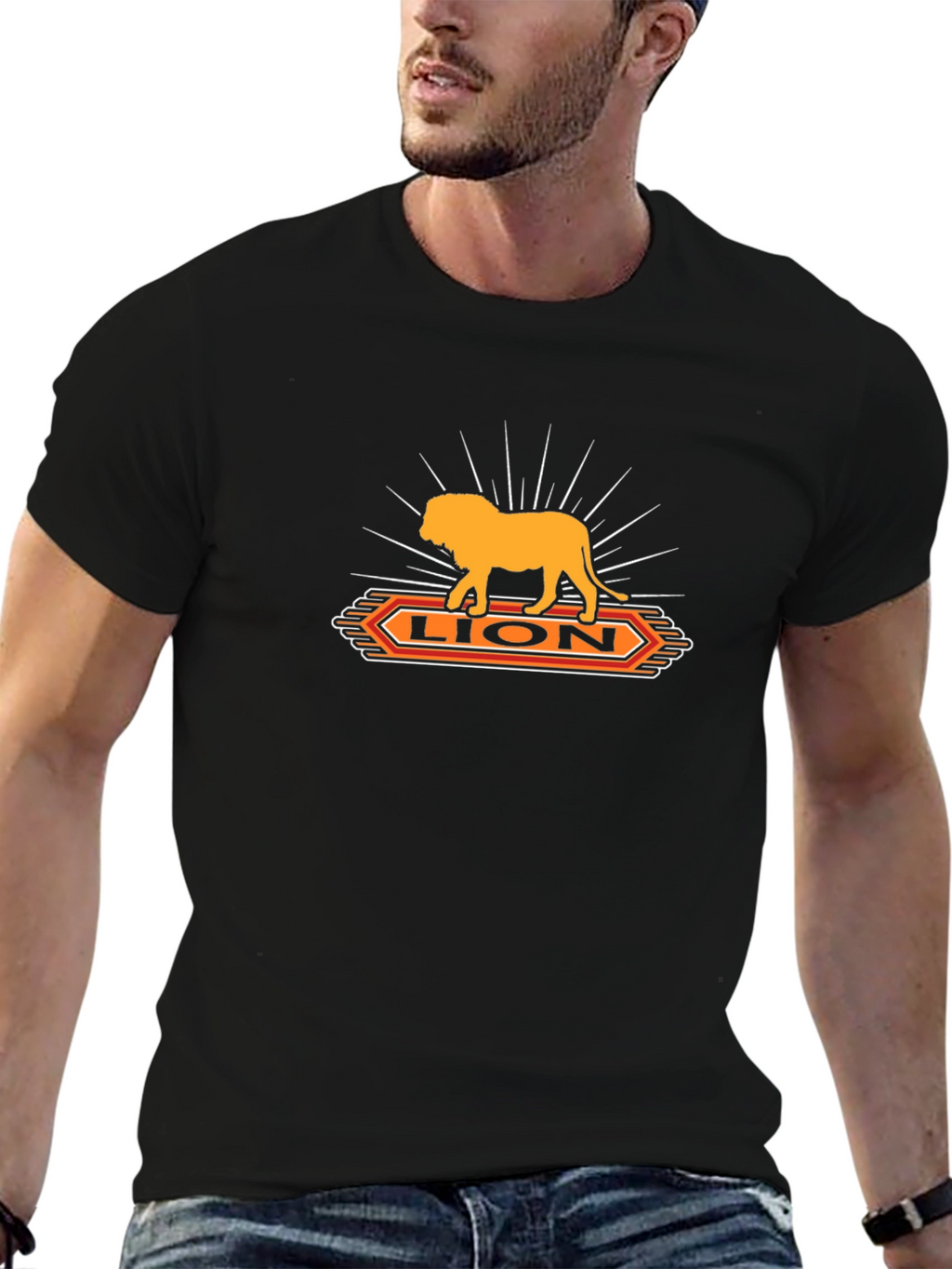 Lion Graphic T-Shirt - Cool Animal Design
