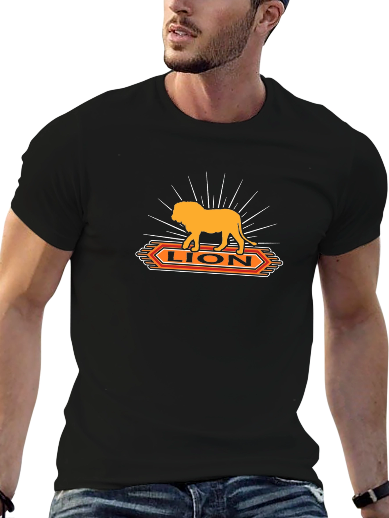 Lion Graphic T-Shirt - Cool Animal Design