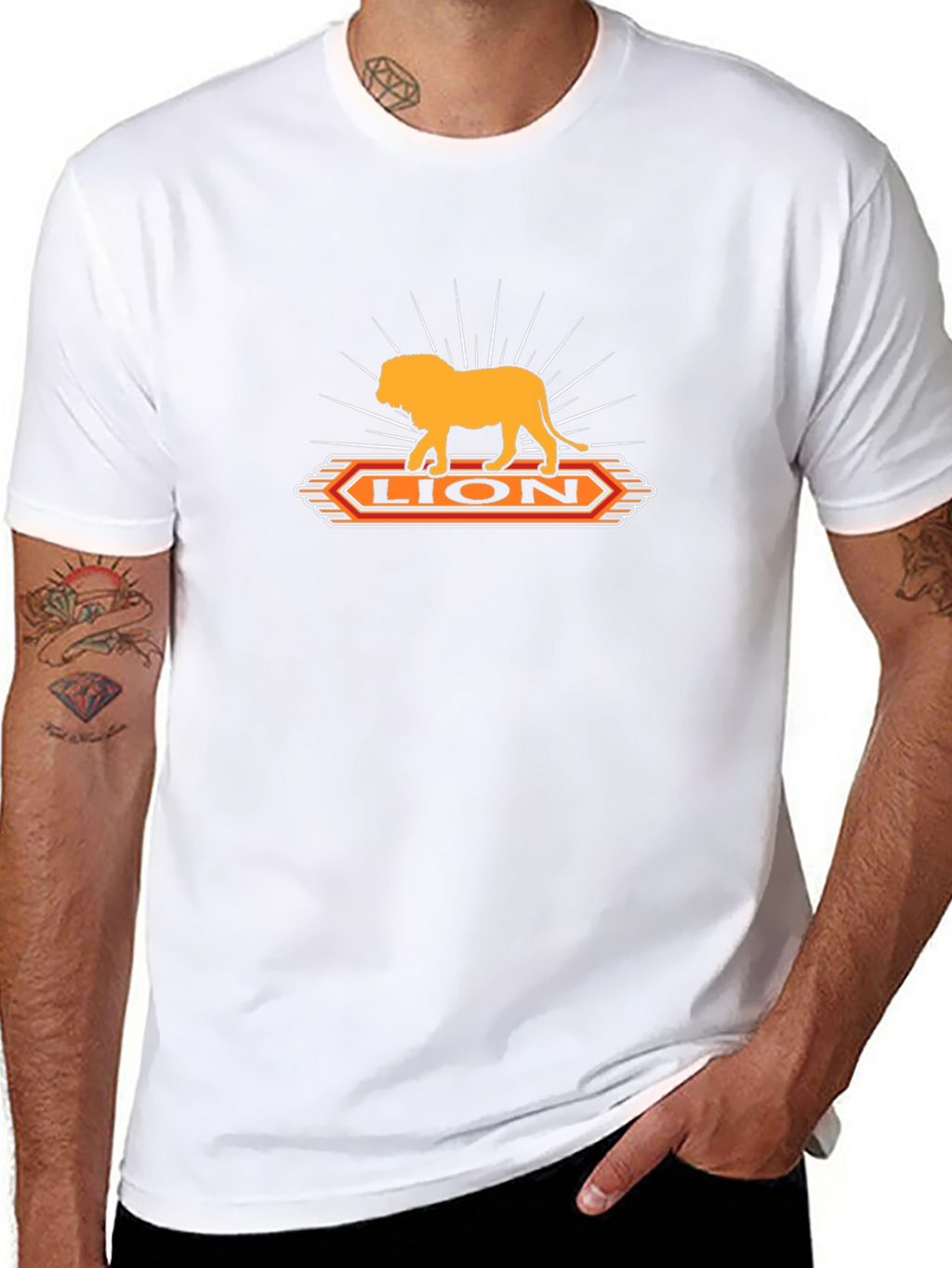 Lion Graphic T-Shirt - Cool Animal Design