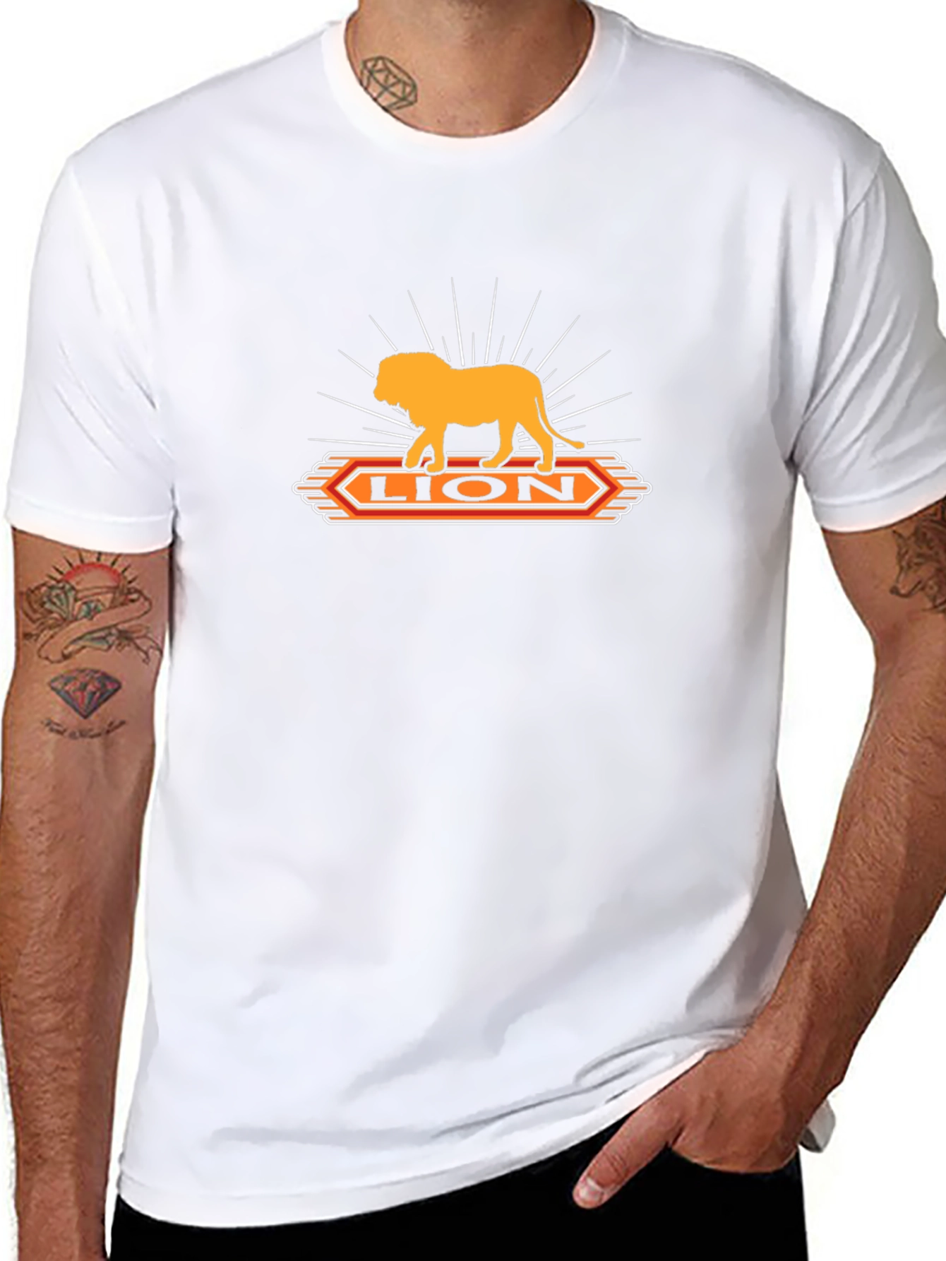 Lion Graphic T-Shirt - Cool Animal Design