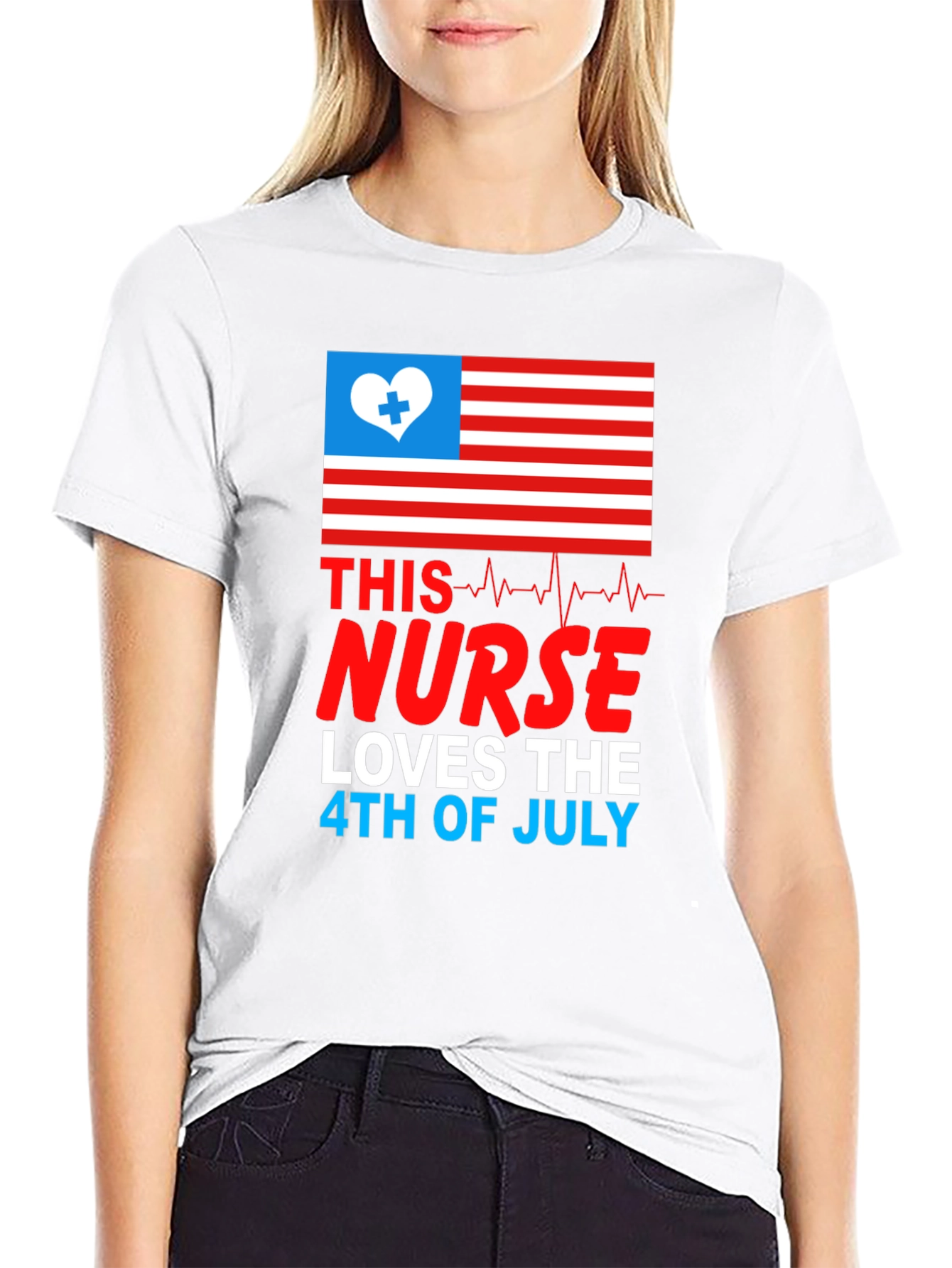 Nurse 4th of July Patriotic T-Shirt