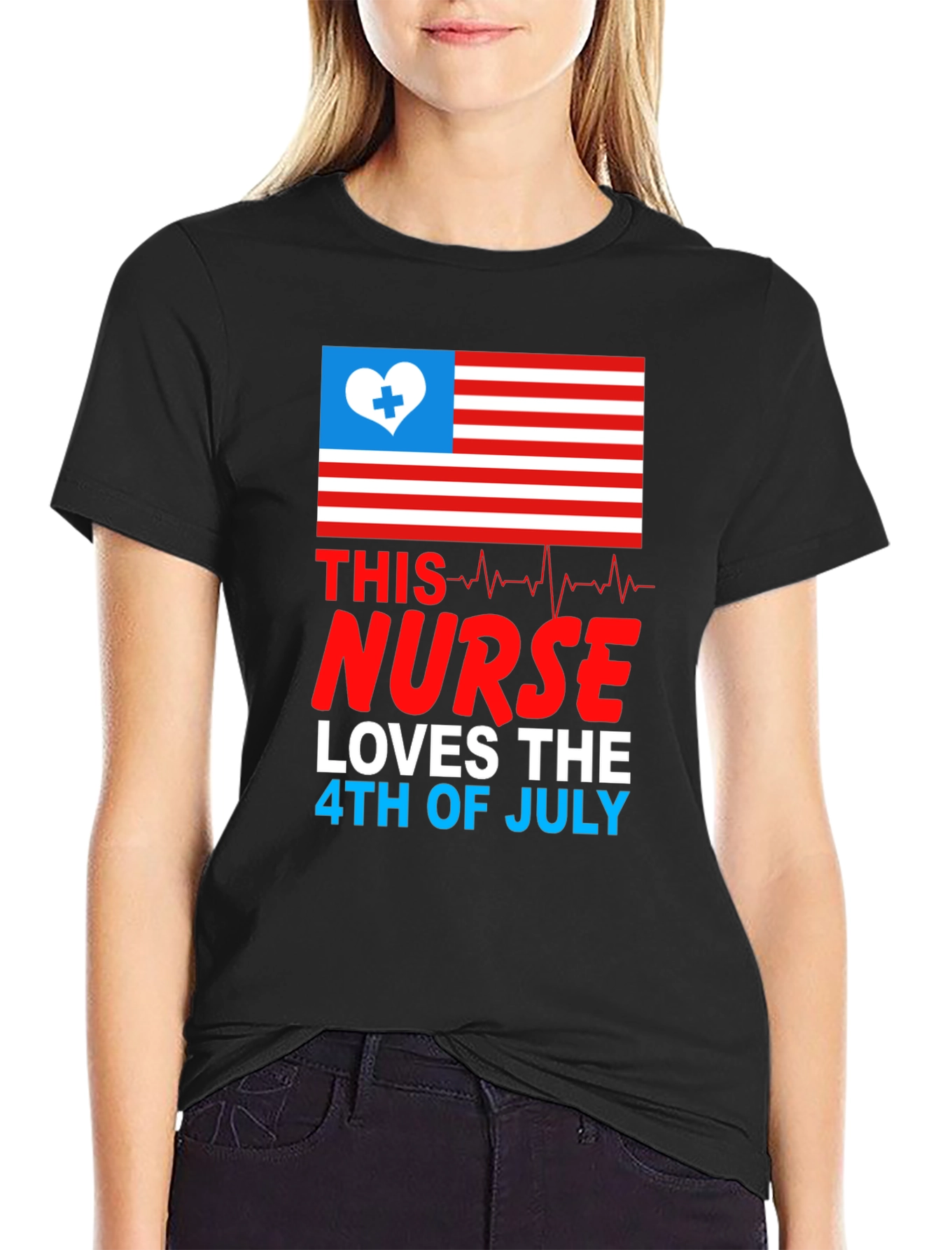 Nurse 4th of July Patriotic T-Shirt