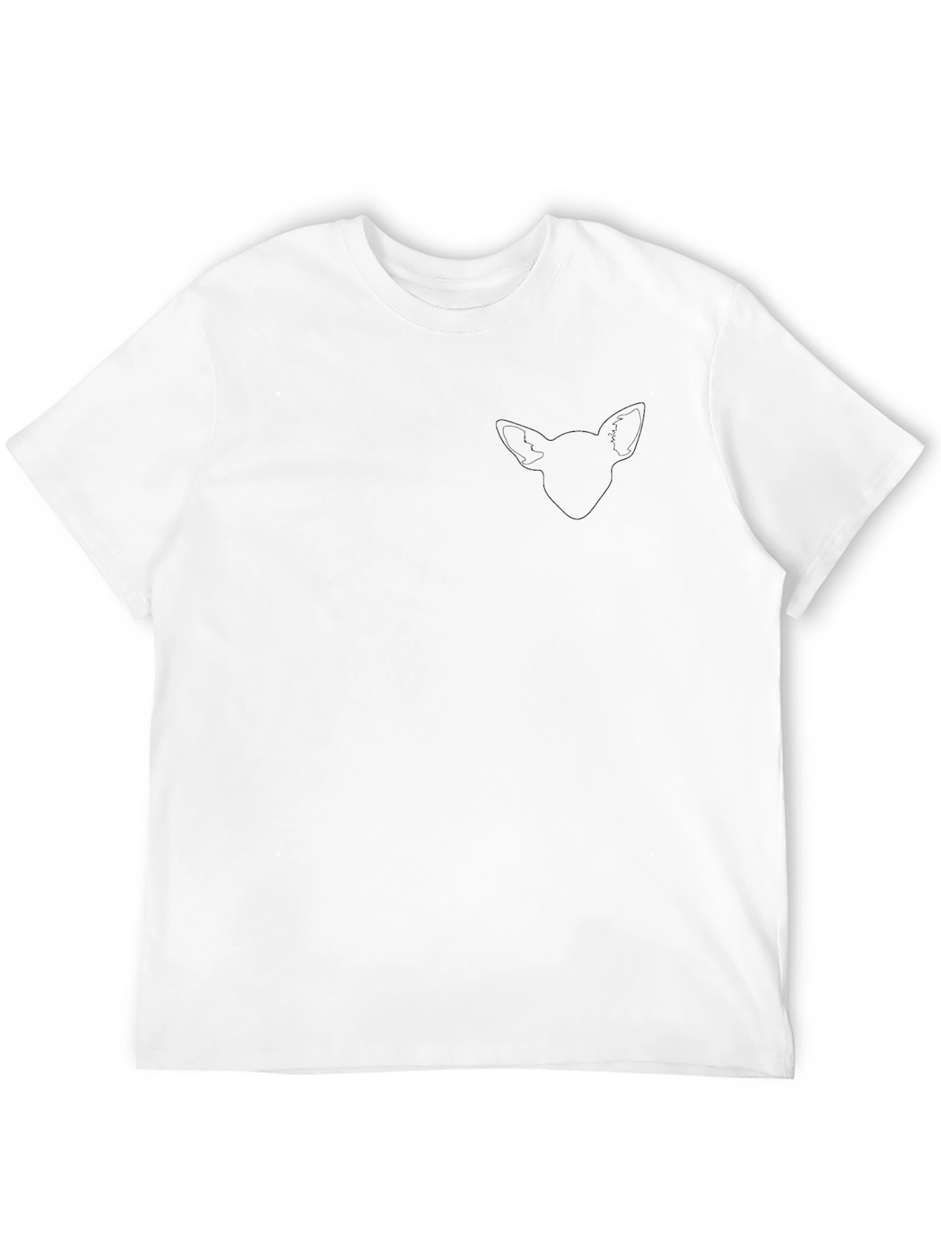 Mens Black Graphic Tee - Modern Casual Wear