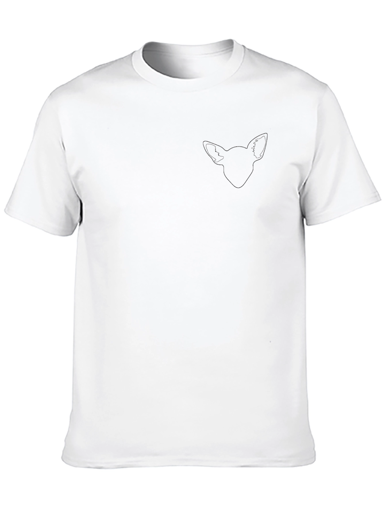 Mens Black Graphic Tee - Modern Casual Wear