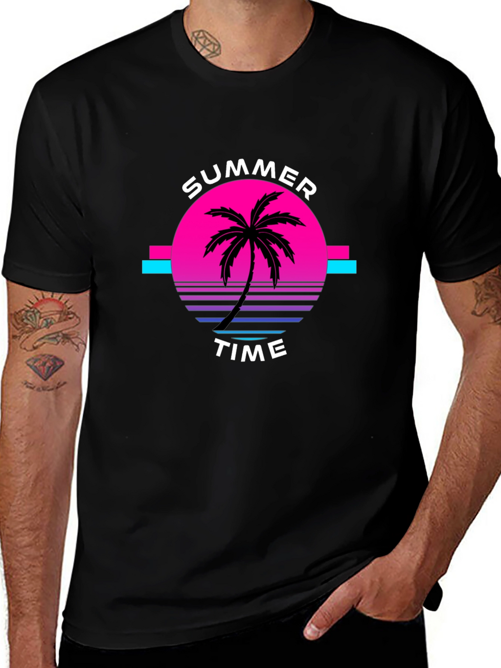 Summer Time Retro Graphic Tee