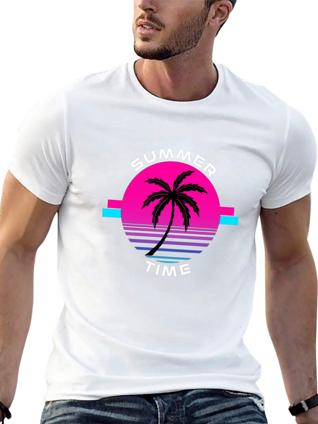 Summer Time Retro Graphic Tee