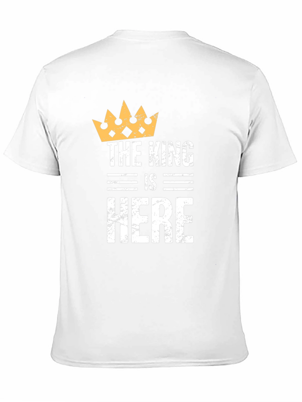 The King is Here Black T-Shirt