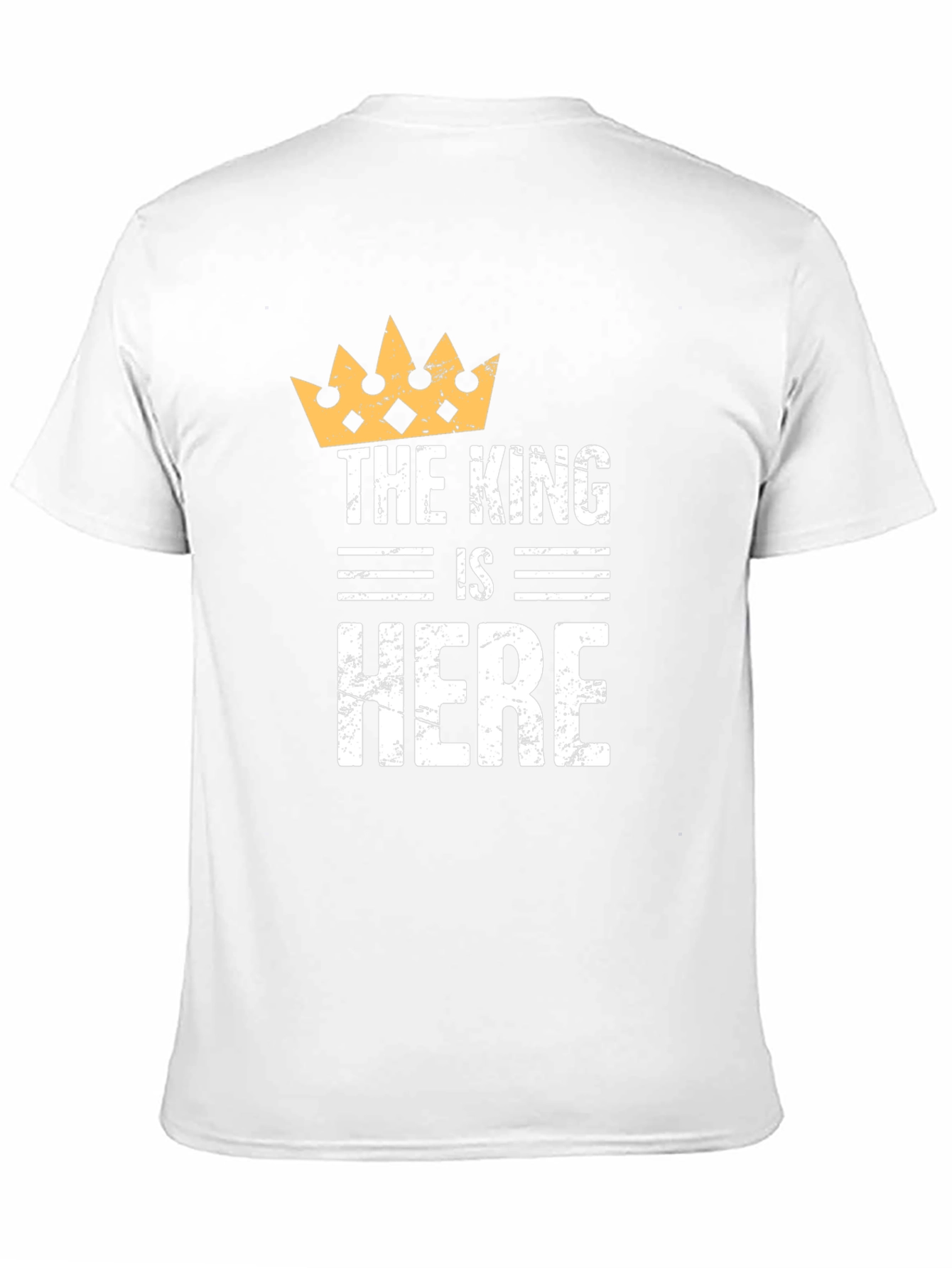 The King is Here Black T-Shirt