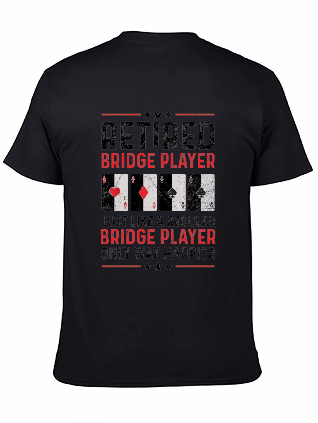 Retired Bridge Player T-Shirt